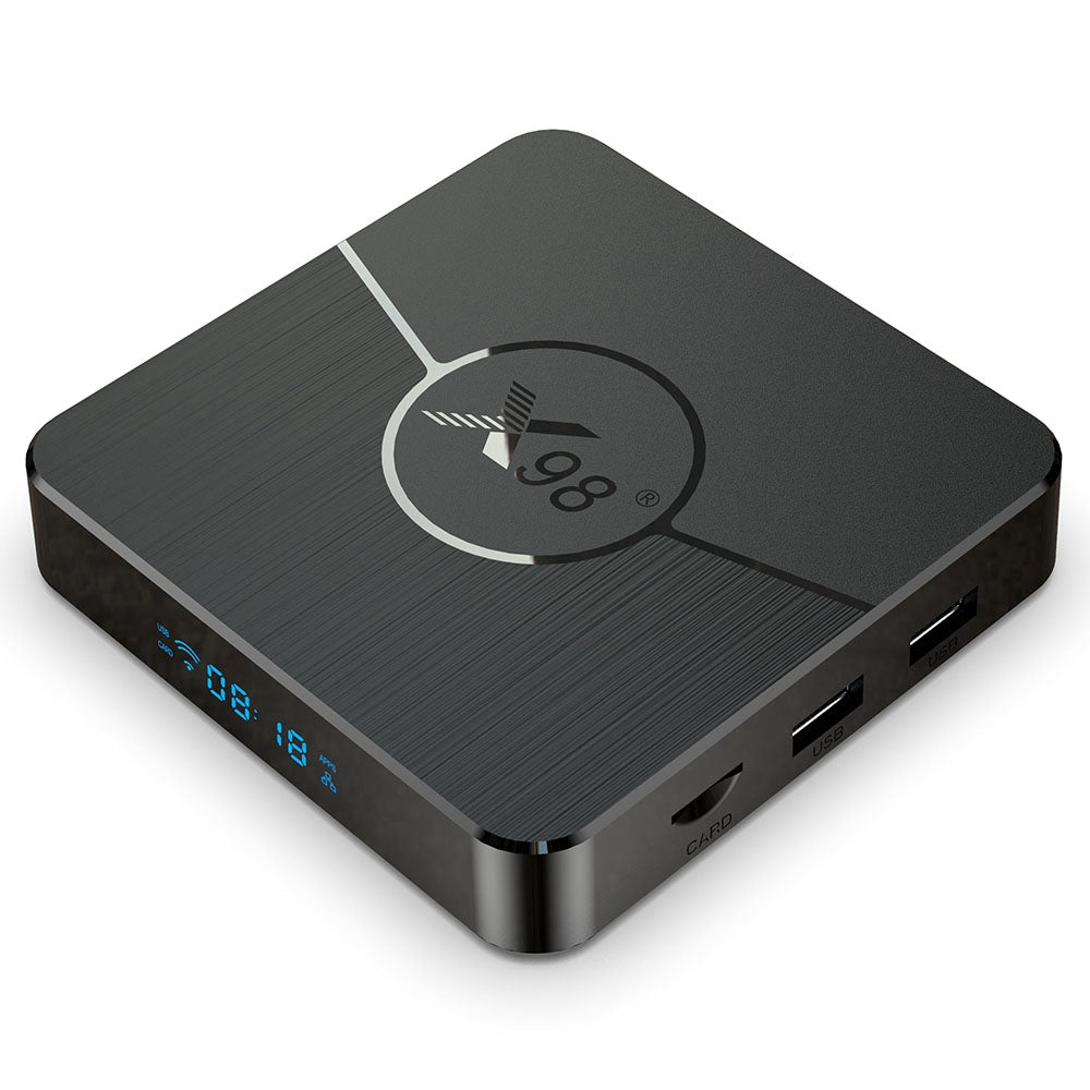 X98 Plus 2GB 16GB Android 11 Amlogic S905W2 Smart TV Box 4K 60fps 2.4G 5G Dual Band WiFi 100M Ethernet Media Player X98 Plus 2GB 16GB Android 11 Amlogic S905W2 Smart TV Box 4K 60fps 2.4G 5G Dual Band WiFi 100M Ethernet Media Player